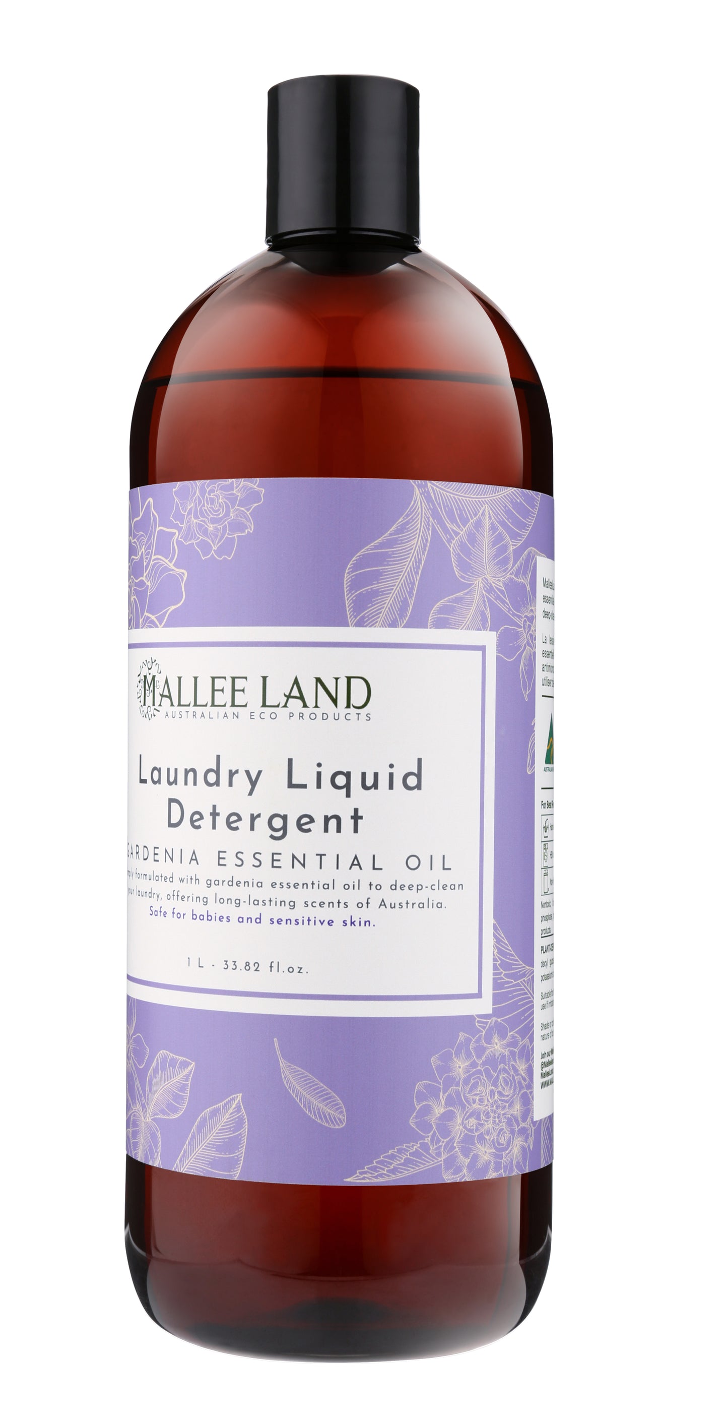 Malleeland Natural Gardenia Laundry Liquid Detergent