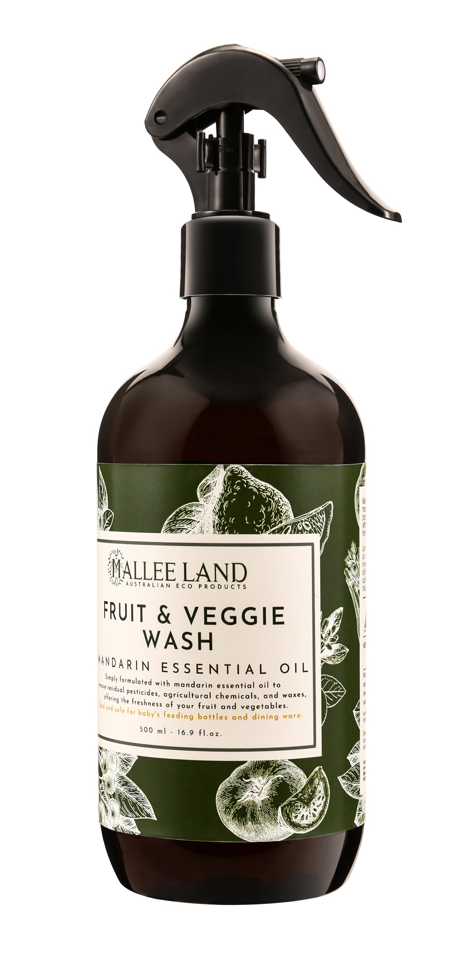 Malleeland Natural Fruit and Vegetable Wash