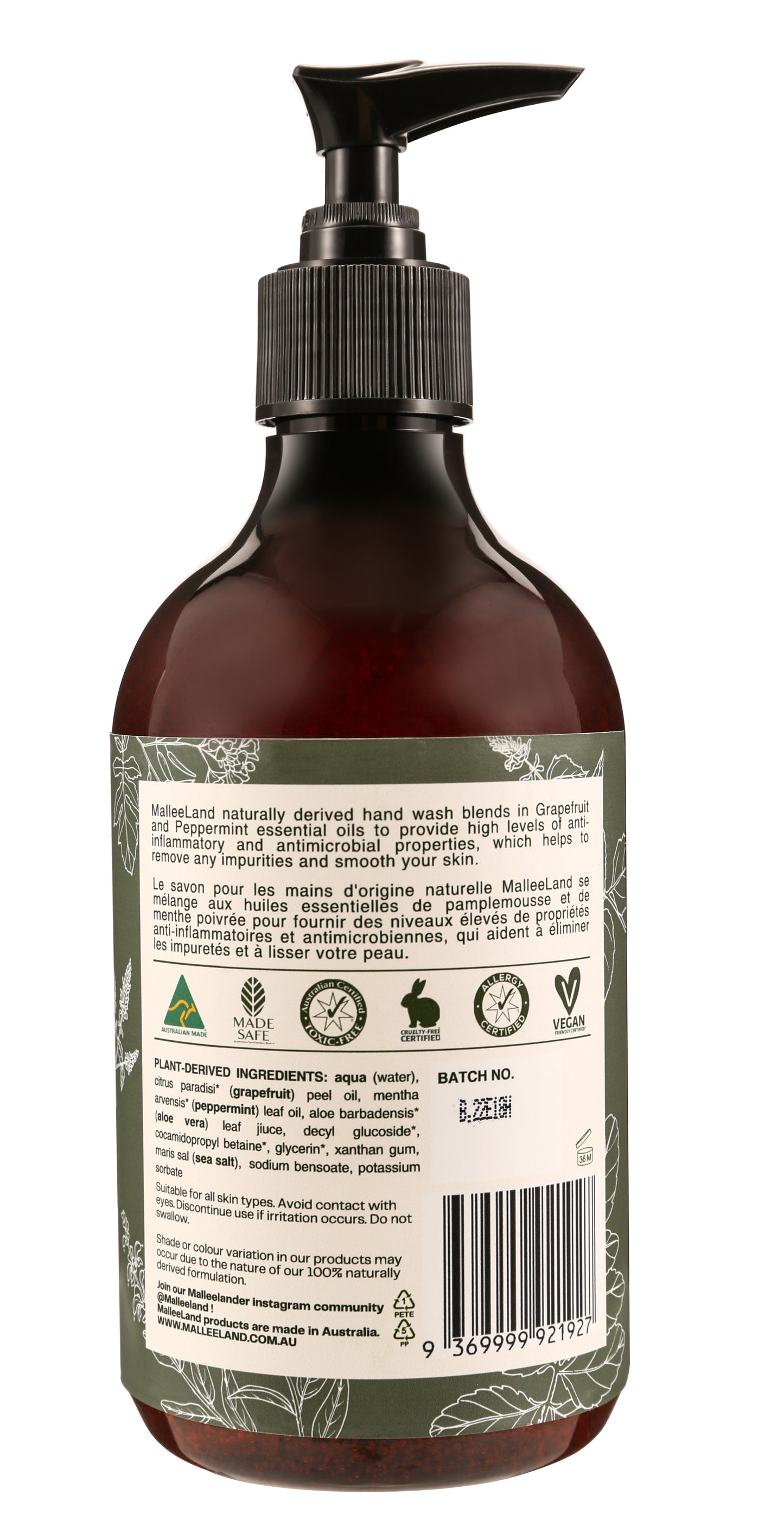 Malleeland Natural Hand Wash